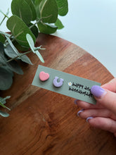 Load image into Gallery viewer, Mix and Match Marshmallow Charm Studs