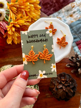 Load image into Gallery viewer, Maple Leaf Dangles