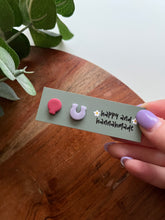 Load image into Gallery viewer, Mix and Match Marshmallow Charm Studs