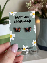 Load image into Gallery viewer, Monarch Butterfly Studs