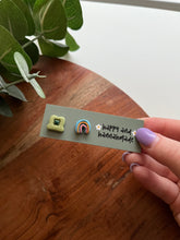 Load image into Gallery viewer, Mix and Match Marshmallow Charm Studs