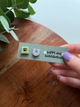 Load image into Gallery viewer, Mix and Match Marshmallow Charm Studs