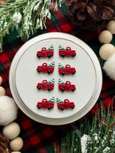 Load image into Gallery viewer, 'Little Red Truck Hauling a Christmas Tree' Studs
