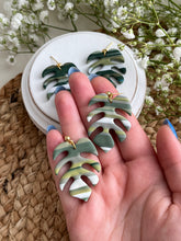 Load image into Gallery viewer, Monstera Leaf Dangles