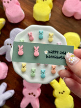 Load image into Gallery viewer, Mini Marshmallow Bunny Studs