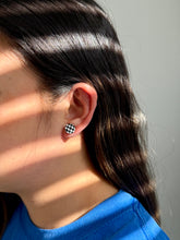 Load image into Gallery viewer, Checker Print Studs