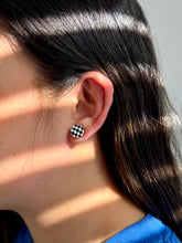 Load image into Gallery viewer, Checker Print Studs