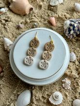 Load image into Gallery viewer, Sand Dollar Dangles