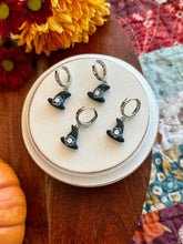 Load image into Gallery viewer, Witch Hat Huggie Hoops
