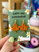 Load image into Gallery viewer, SECONDS SALE: Maple Leaf Dangles