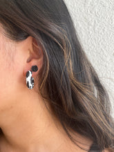 Load image into Gallery viewer, Cow Print Hoops