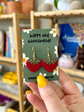 Load image into Gallery viewer, Strawberry Heart Dangles
