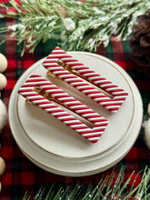 Load image into Gallery viewer, Candy Cane Hair Clip
