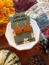 Load image into Gallery viewer, Maple Leaf Dangles
