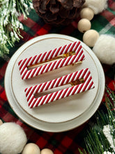 Load image into Gallery viewer, Candy Cane Hair Clip
