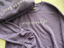 Load image into Gallery viewer, Stay Spooky Embroidered Crewneck

