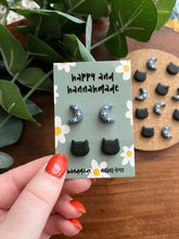 Load image into Gallery viewer, Black Cat Stud Pack
