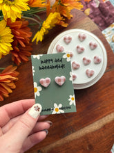 Load image into Gallery viewer, Mabel Heart Studs
