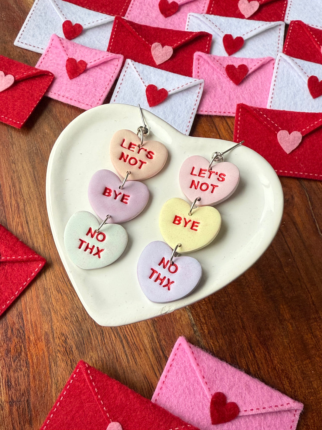 Conversation Heart Dangles
