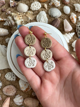 Load image into Gallery viewer, Sand Dollar Dangles
