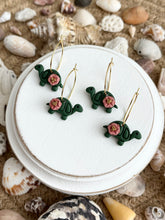 Load image into Gallery viewer, Myrtle the Turtle Hoops
