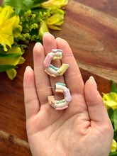 Load image into Gallery viewer, Marshmallow Bunny Hoops
