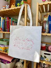 Load image into Gallery viewer, SECONDS SALE: Cozy Girl Tote Bag
