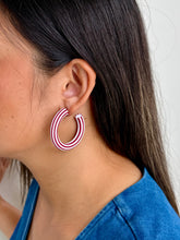 Load image into Gallery viewer, Stars and Stripes Hoops

