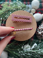 Load image into Gallery viewer, Candy Cane Hair Clip
