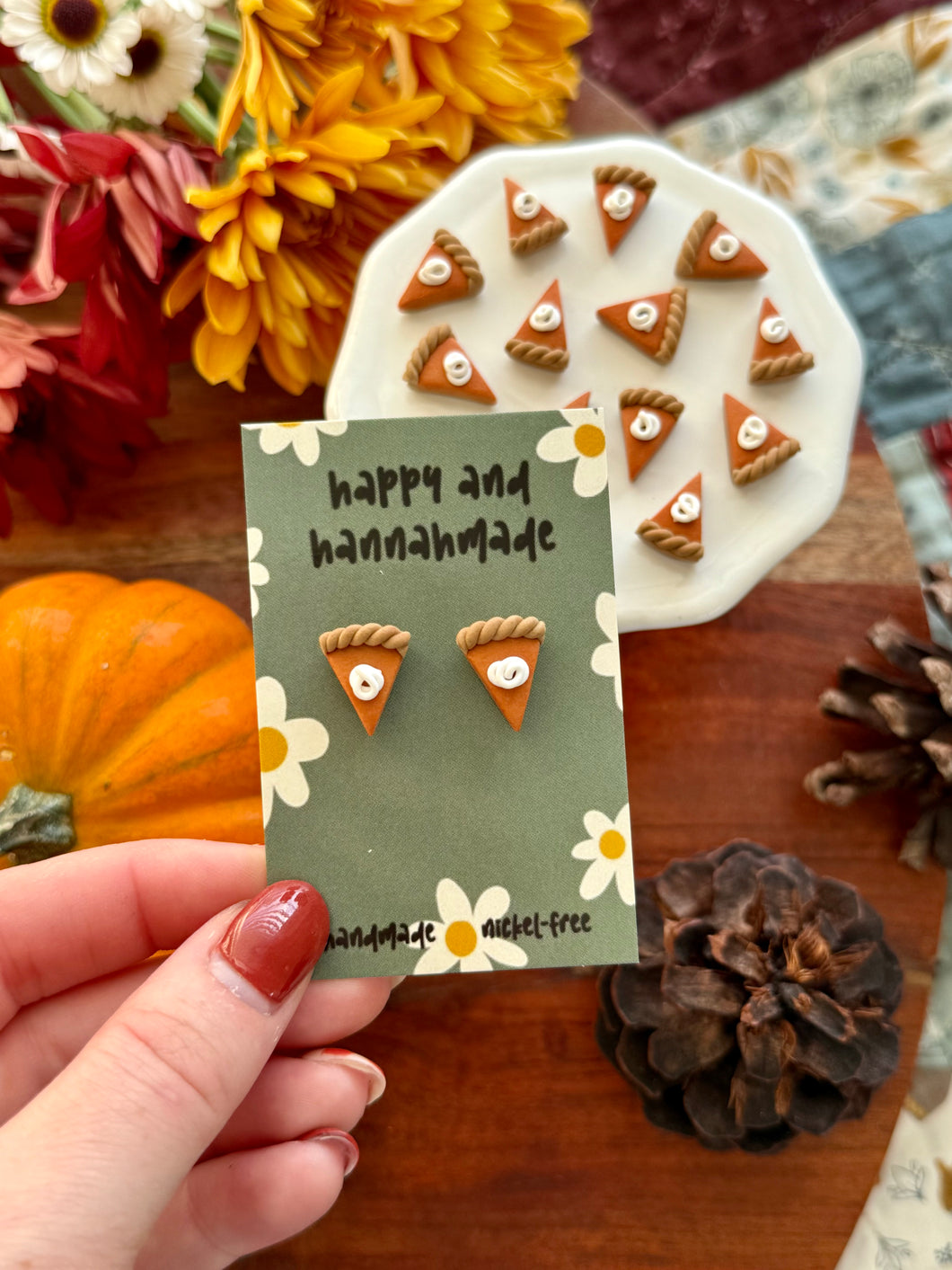 Pumpkin Pie Studs