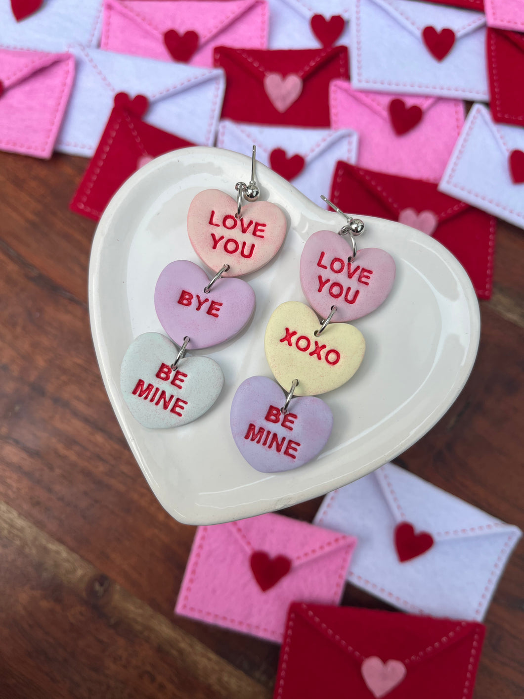 Conversation Heart Dangles