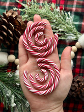 Load image into Gallery viewer, Candy Cane Hoops
