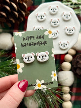 Load image into Gallery viewer, Polar Bear Studs
