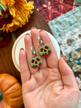 Load image into Gallery viewer, Poison Apple Huggie Hoops
