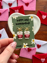 Load image into Gallery viewer, Love Latte Dangles
