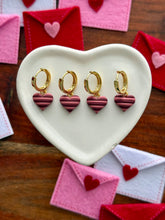 Load image into Gallery viewer, Cupid Huggie Hoops
