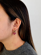 Load image into Gallery viewer, Cupid Huggie Hoops
