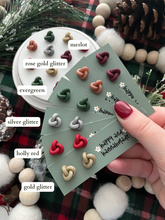 Load image into Gallery viewer, Holiday Knotted Studs
